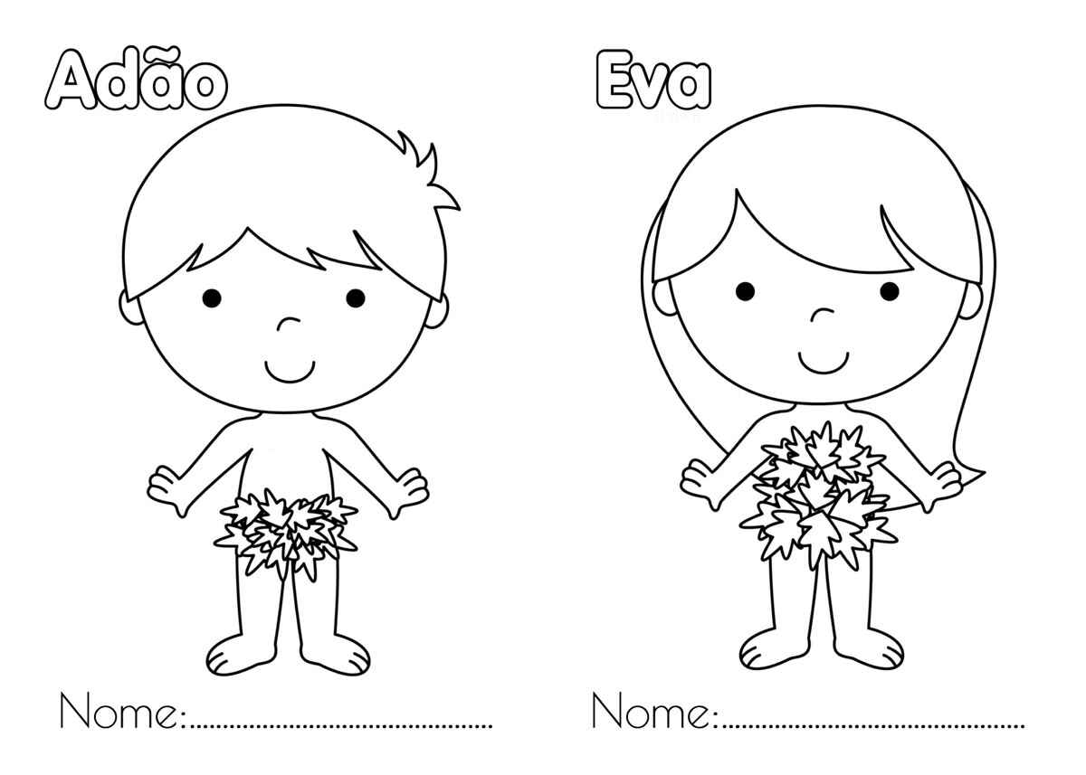 Adam und Eva Ausmalbilder 219