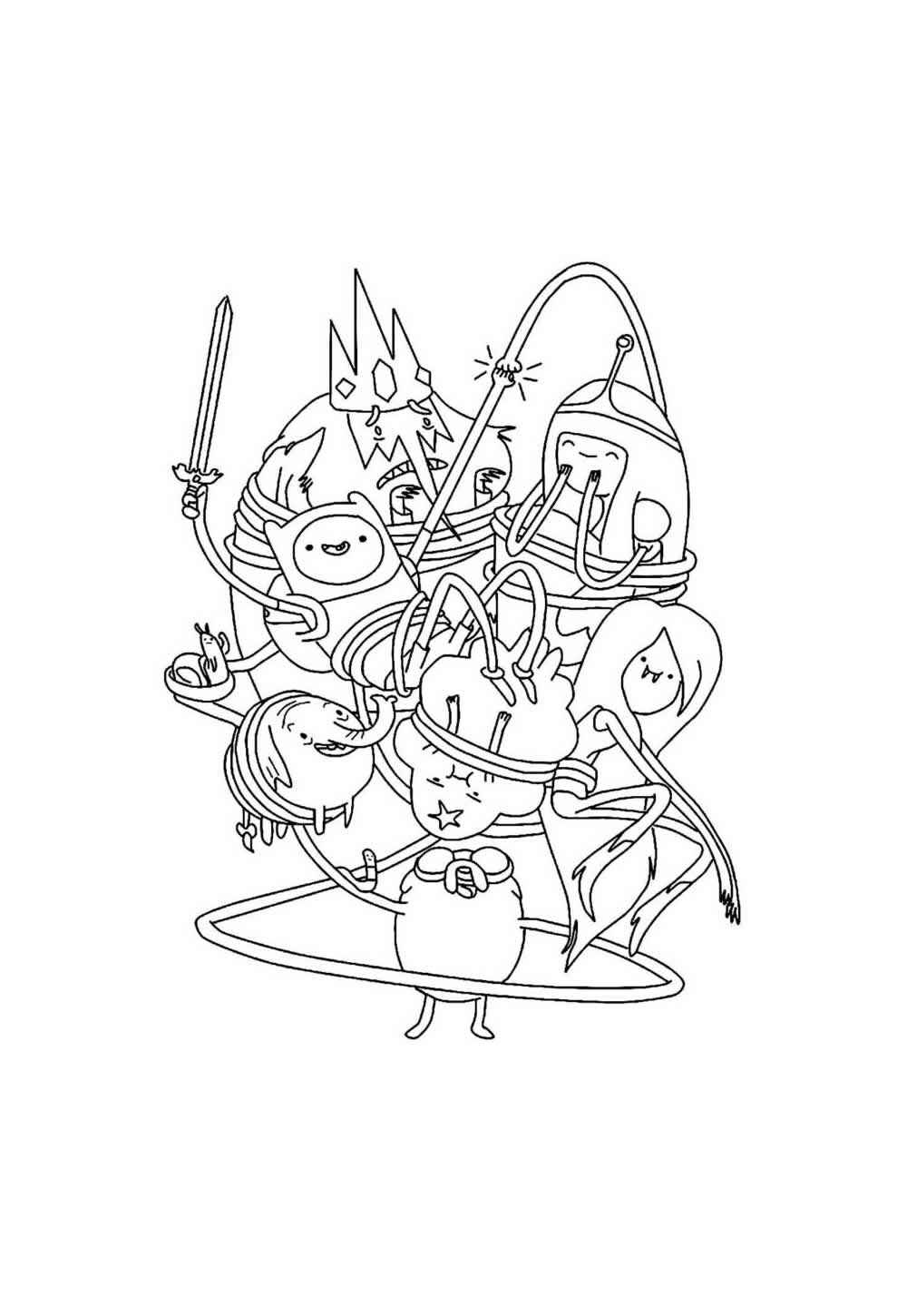 Adventure Time Ausmalbilder 988