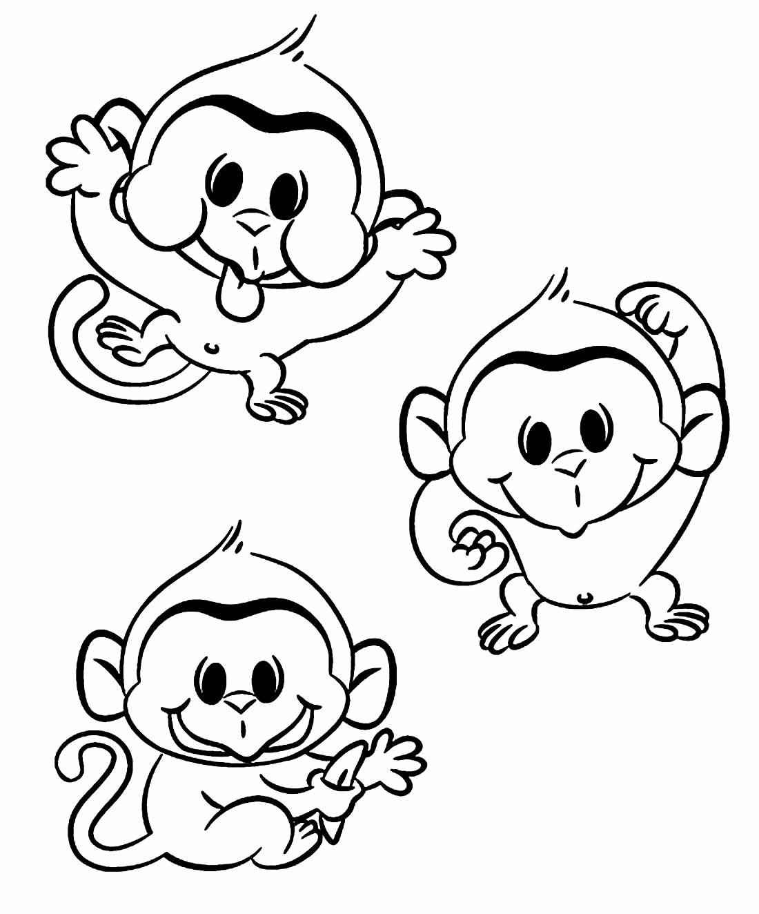 Affen Ausmalbilder 178