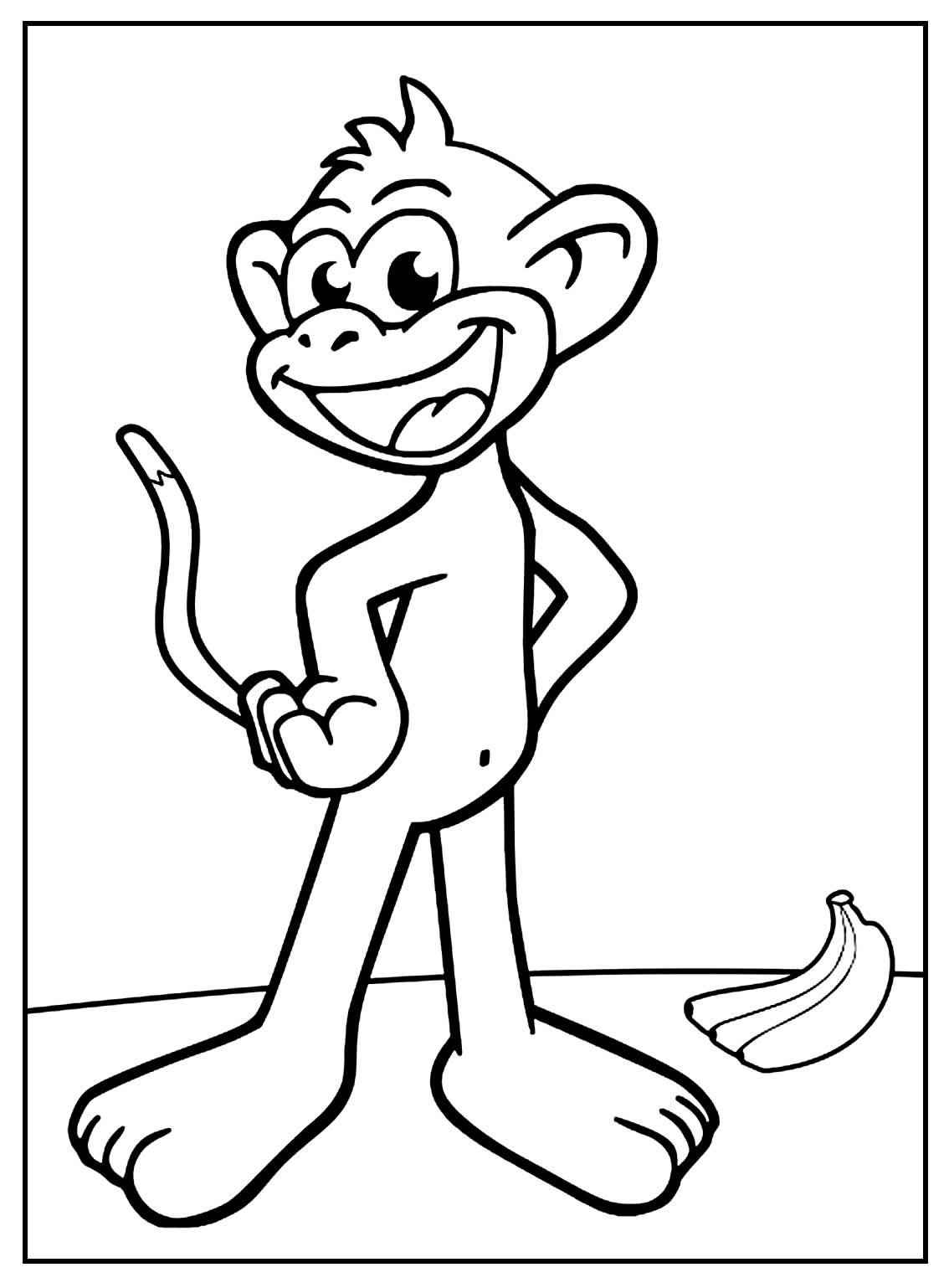 Affen Ausmalbilder 207