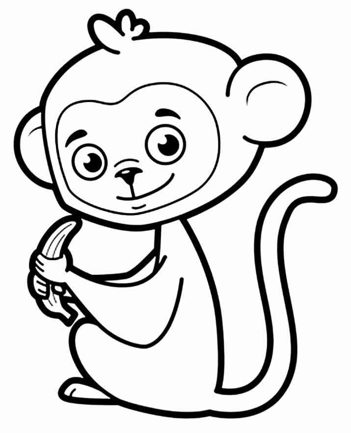 Affen Ausmalbilder 433