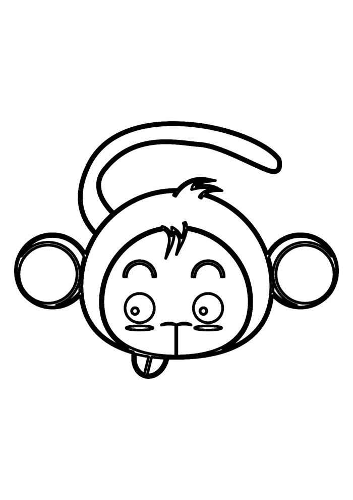 Affen Ausmalbilder 583