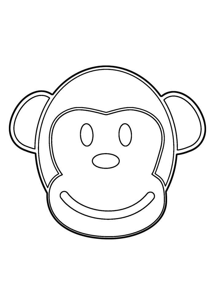 Affen Ausmalbilder 626