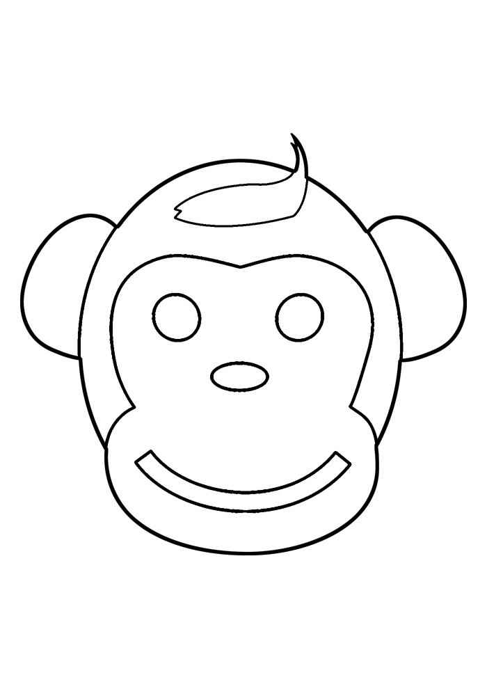 Affen Ausmalbilder 824