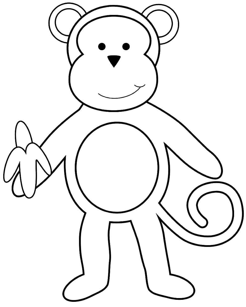 Affen Ausmalbilder 870