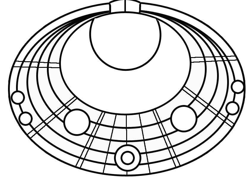 Afrikanische Halskette Ausmalbilder 072