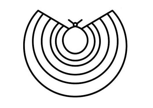 Afrikanische Halskette Ausmalbilder 357