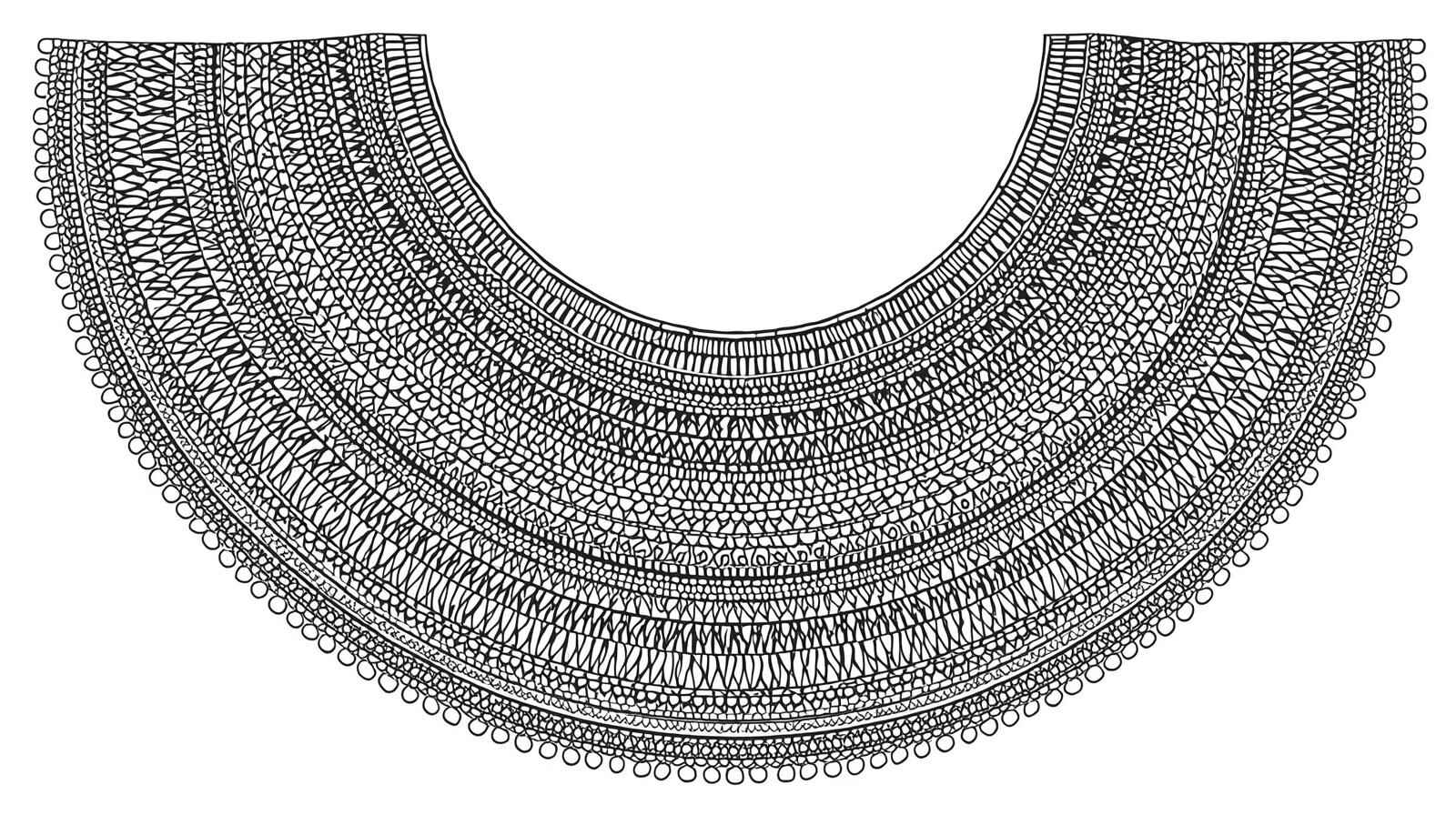 Afrikanische Halskette Ausmalbilder 483