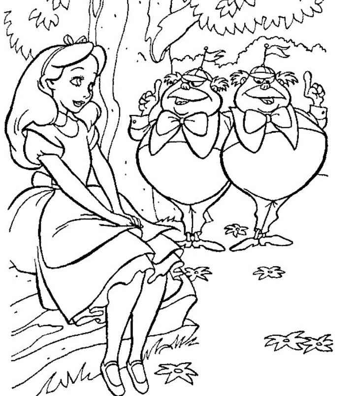 Alice Im Wunderland Ausmalbilder 012