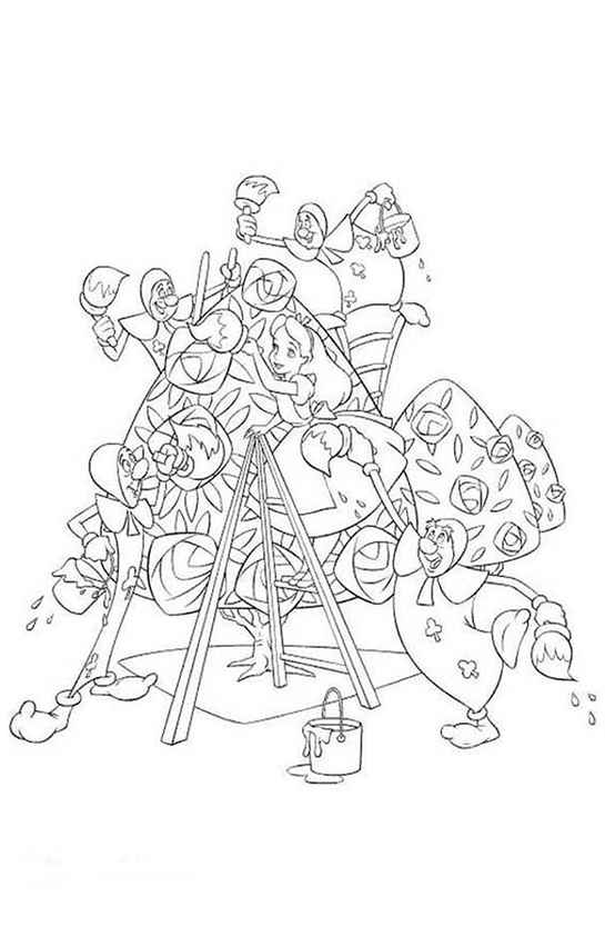 Alice Im Wunderland Ausmalbilder 030