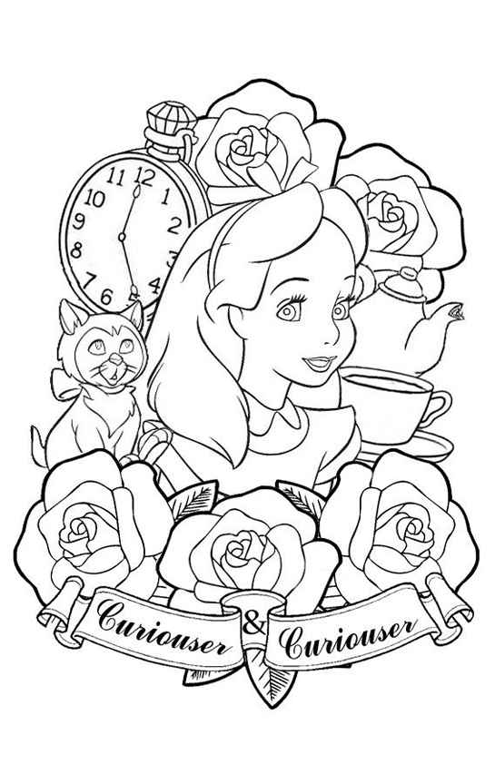 Alice Im Wunderland Ausmalbilder 139