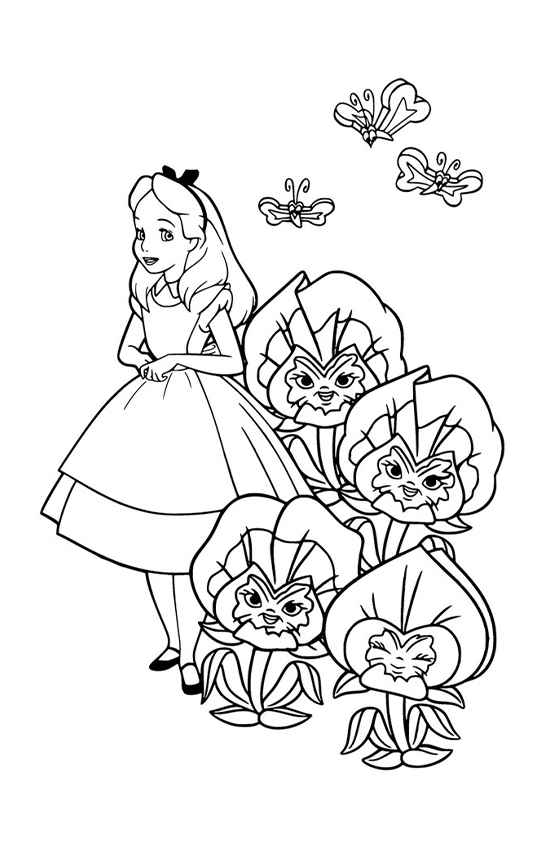 Alice Im Wunderland Ausmalbilder 656