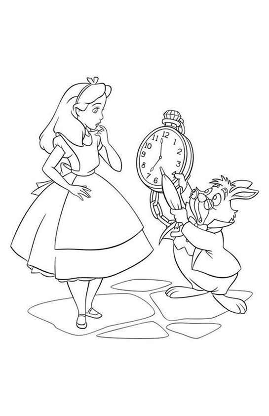 Alice Im Wunderland Ausmalbilder 844