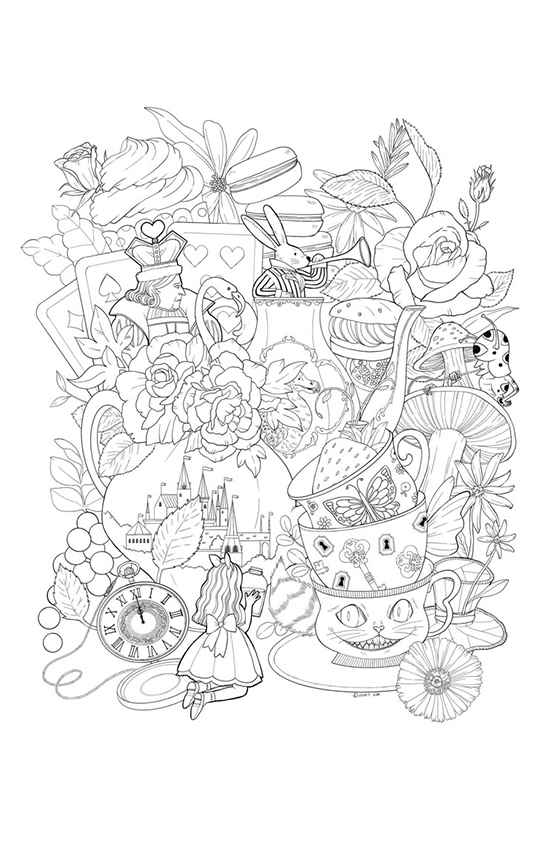 Alice Im Wunderland Ausmalbilder 956