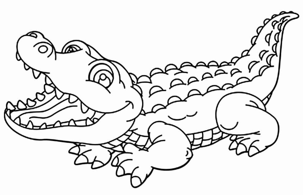 Alligator Ausmalbilder 000