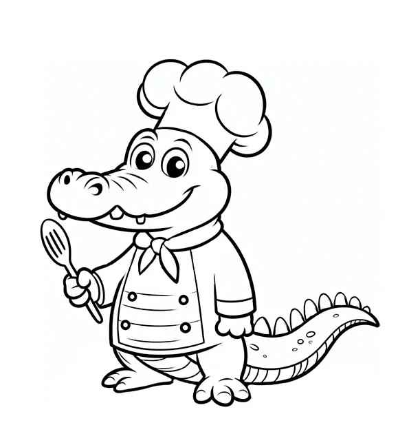 Alligator Ausmalbilder 313