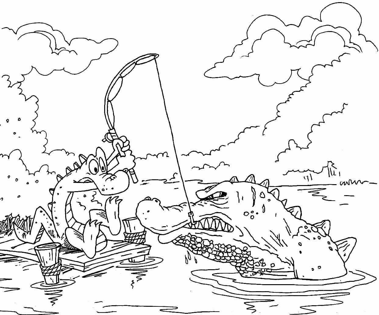 Alligator Ausmalbilder 688