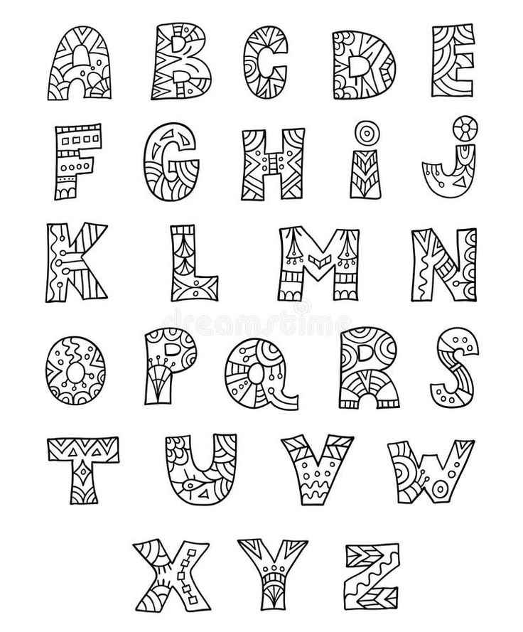 Alphabet Buchstaben Ausmalbilder 329