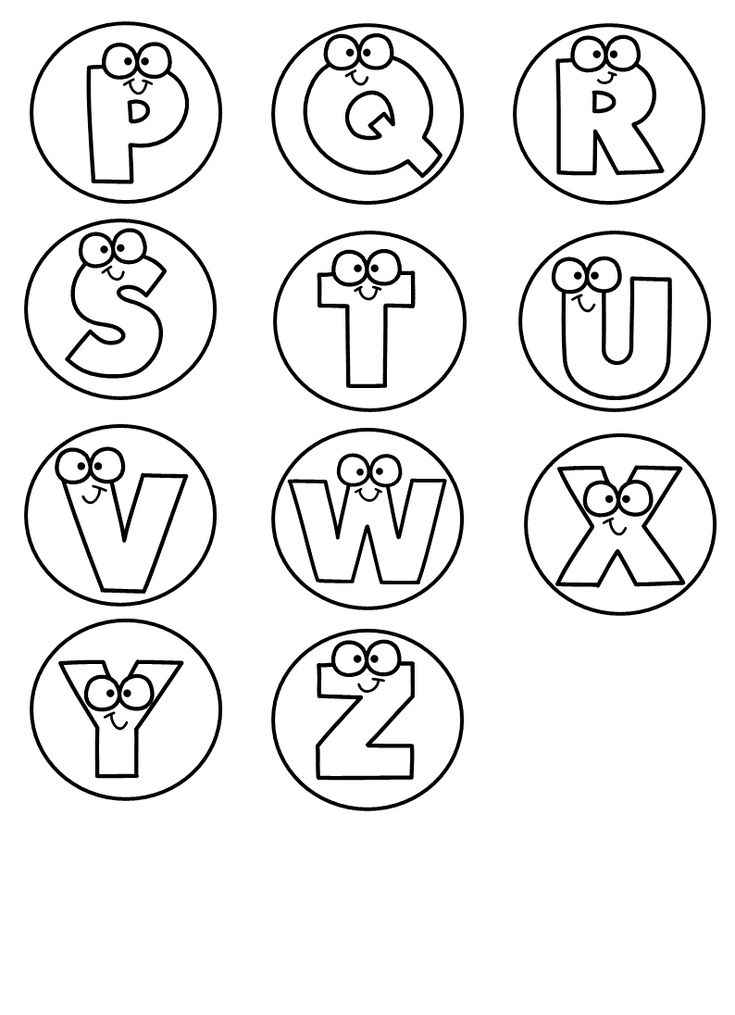 Alphabet Buchstaben Ausmalbilder 459