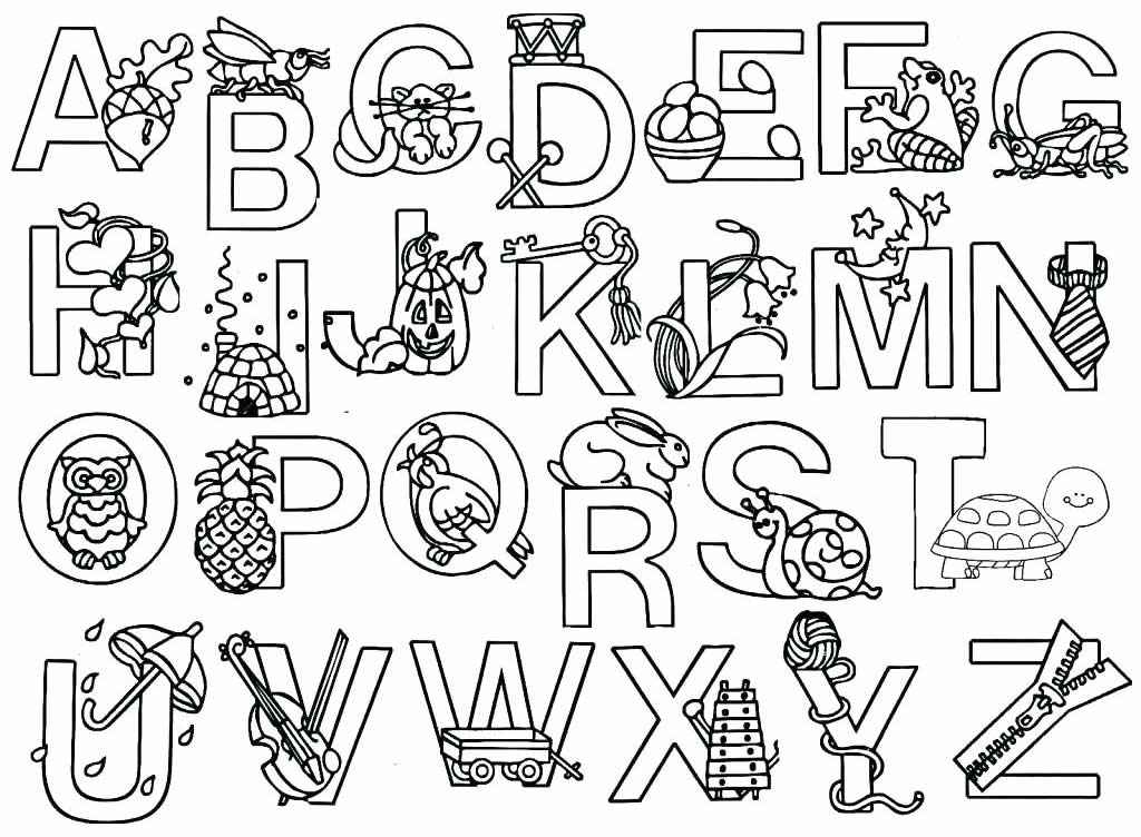 Alphabet Buchstaben Ausmalbilder 781