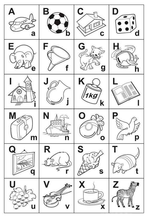 Alphabet Buchstaben Ausmalbilder 803