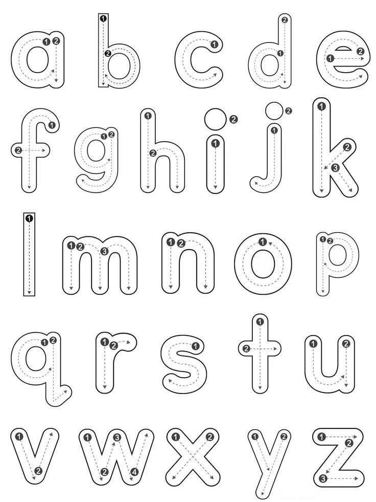 Alphabet Buchstaben Ausmalbilder 935