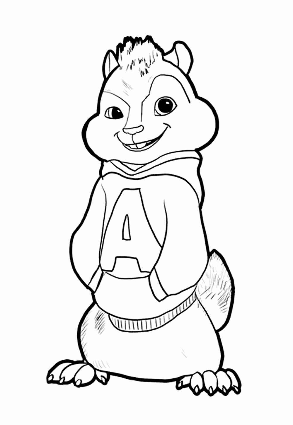 Alvin und die Chipmunks Ausmalbilder 032