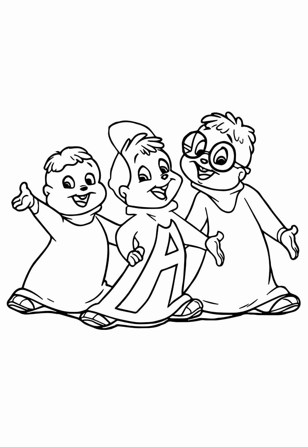 Alvin und die Chipmunks Ausmalbilder 121