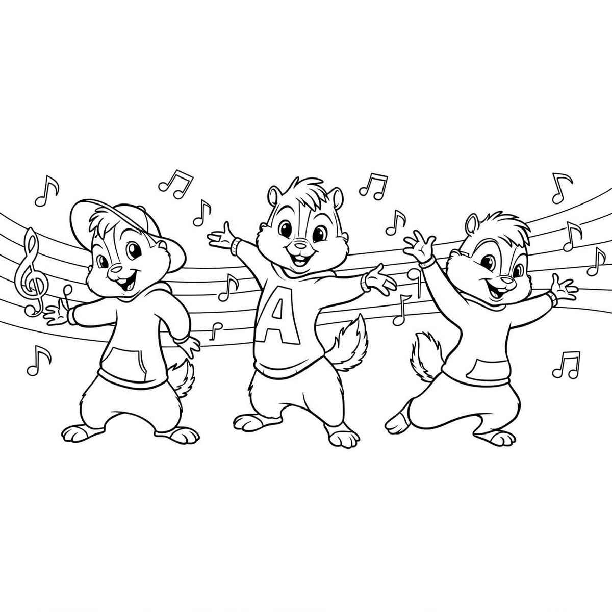 Alvin und die Chipmunks Ausmalbilder 430