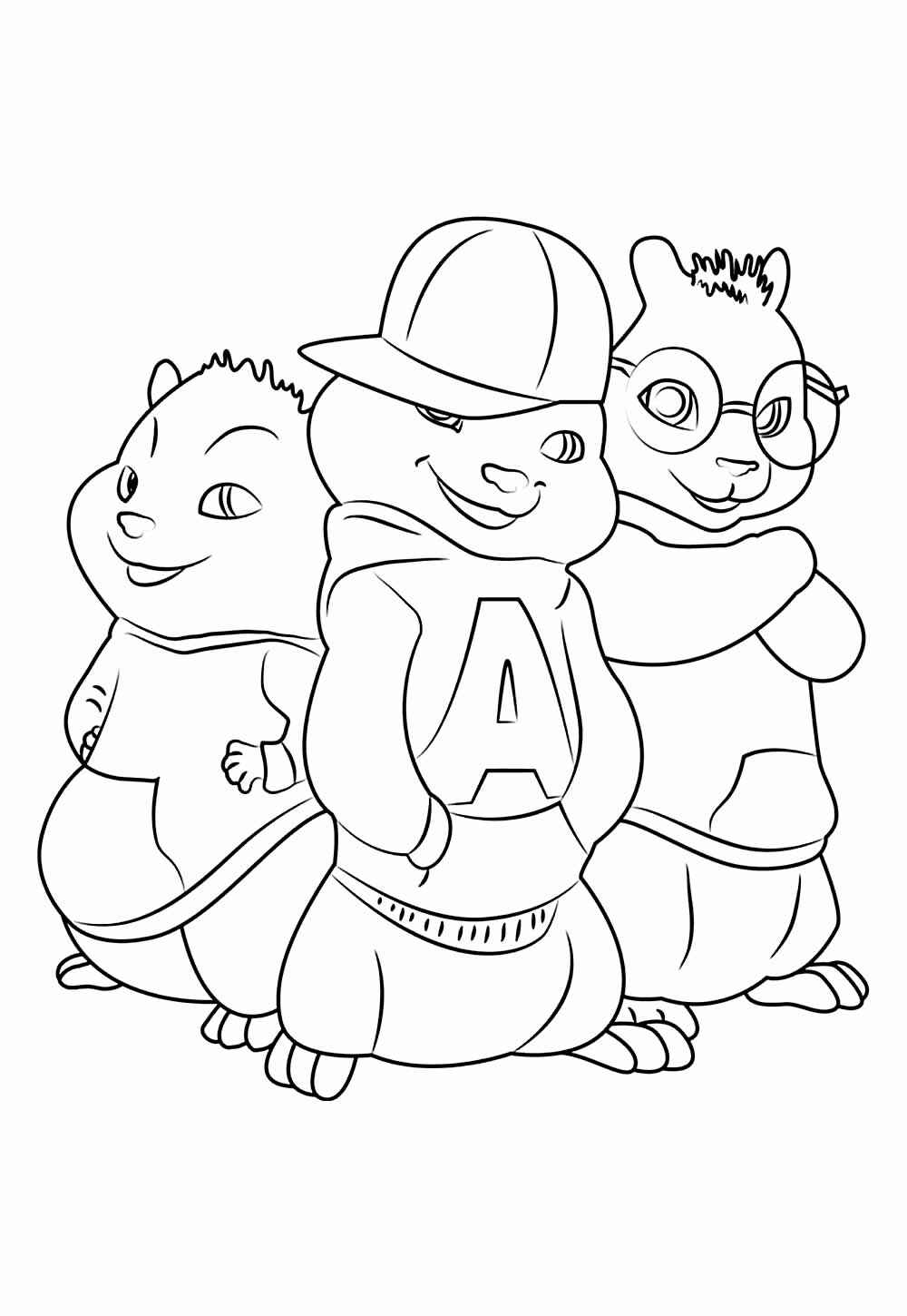 Alvin und die Chipmunks Ausmalbilder 586