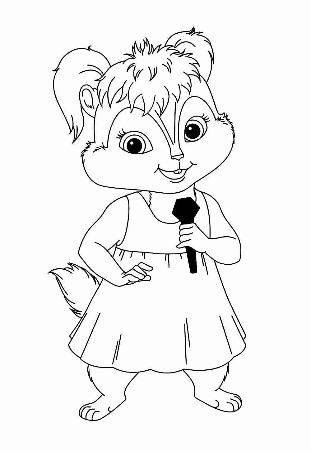 Alvin und die Chipmunks Ausmalbilder 692