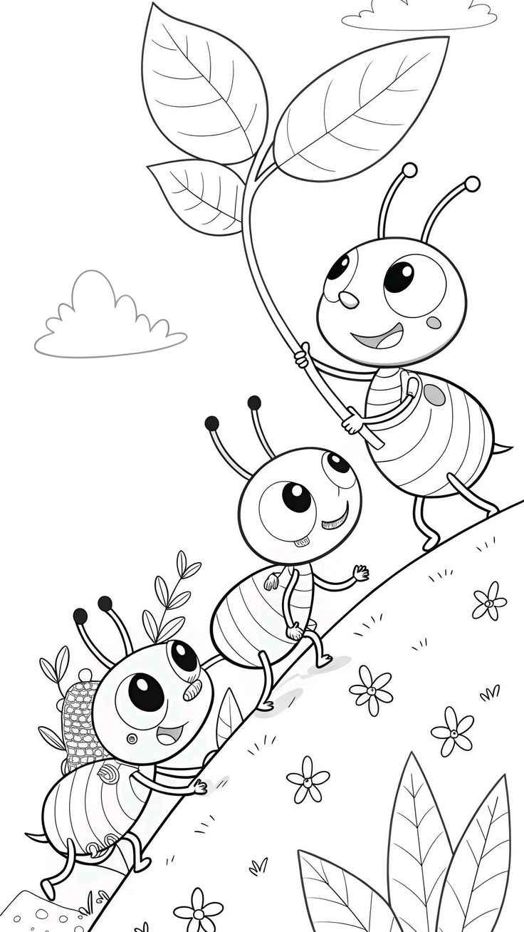 Ameisen Ausmalbilder 005