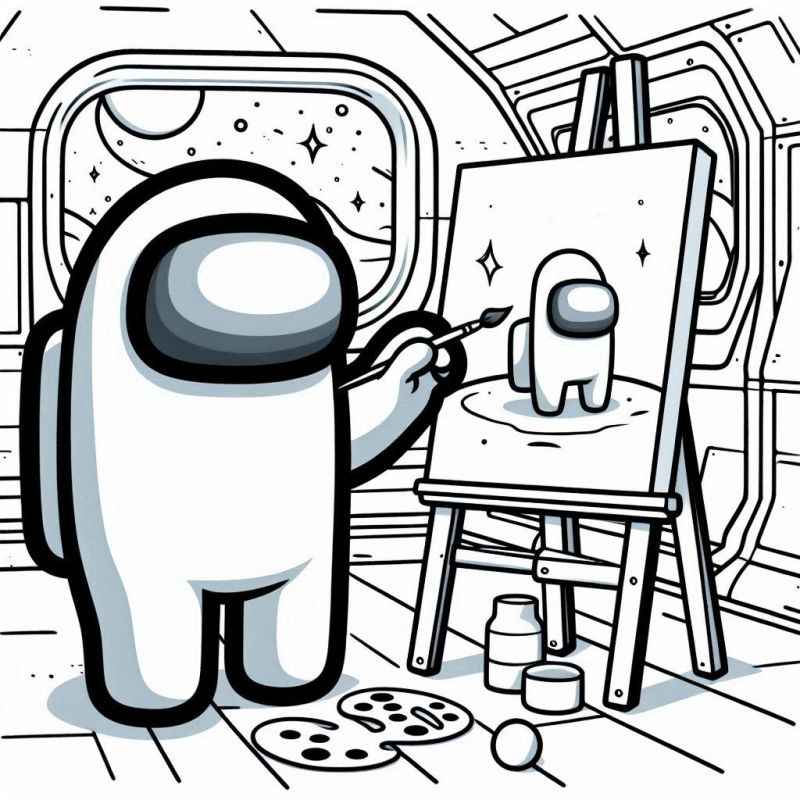 Among Us Ausmalbilder 206