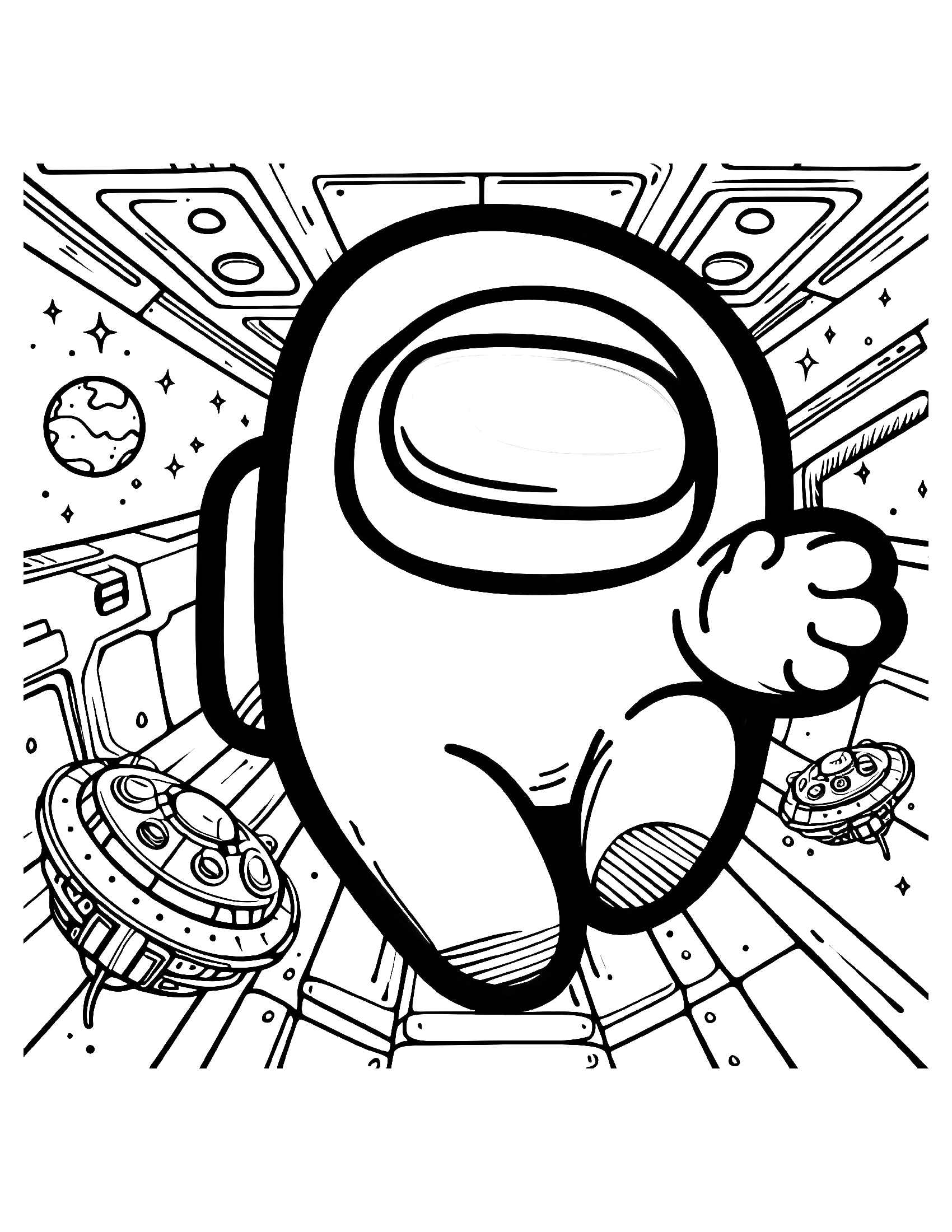 Among Us Ausmalbilder 408