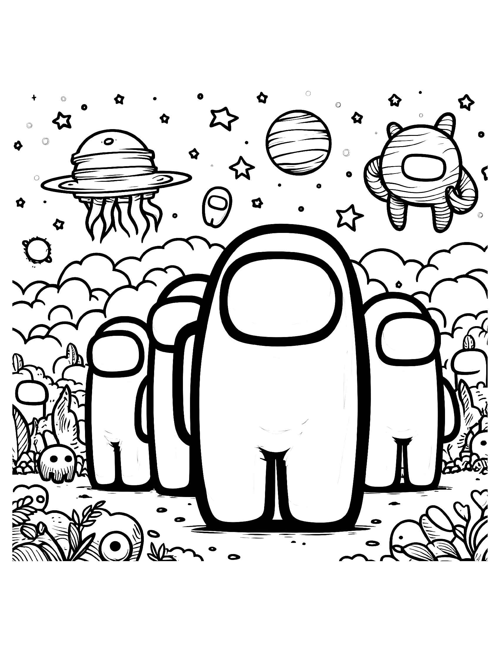 Among Us Ausmalbilder 764