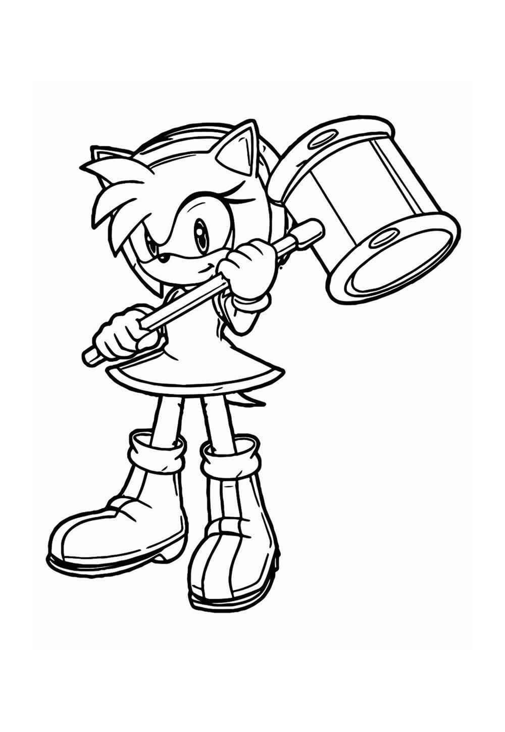 Amy Rose Ausmalbilder 931