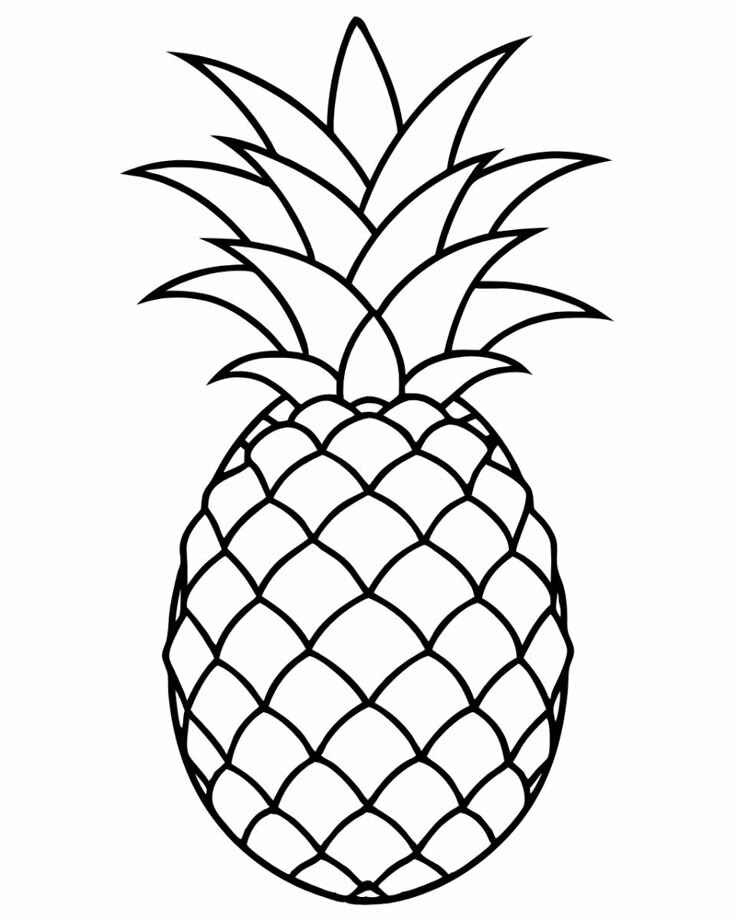 Ananas Ausmalbilder 152