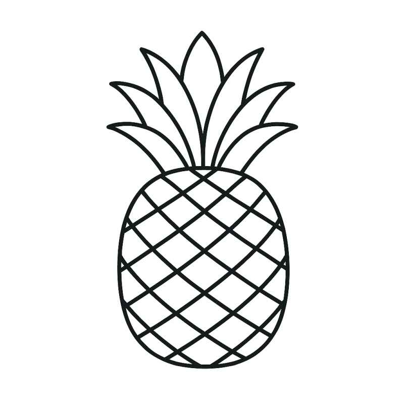 Ananas Ausmalbilder 376