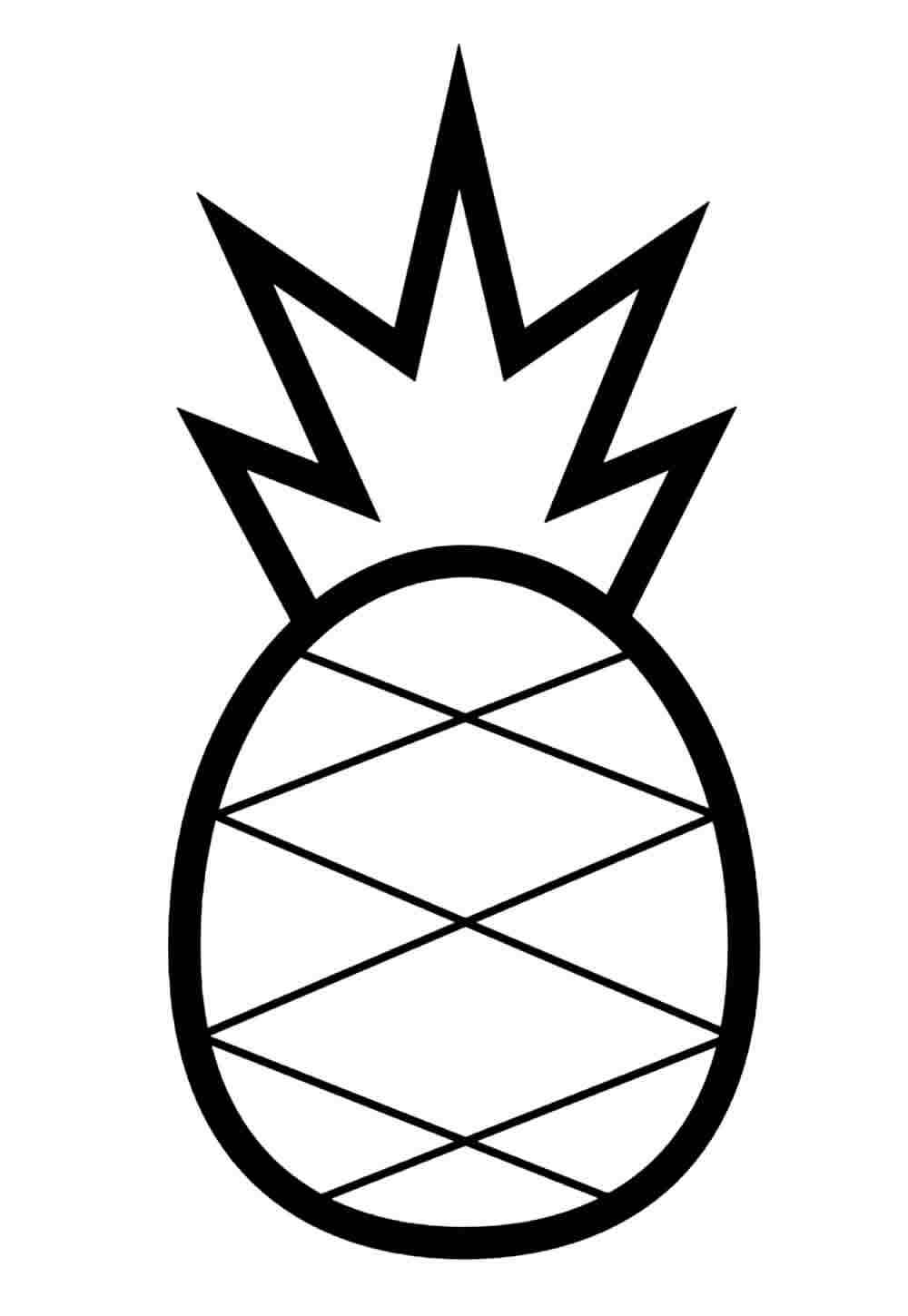 Ananas Ausmalbilder 773