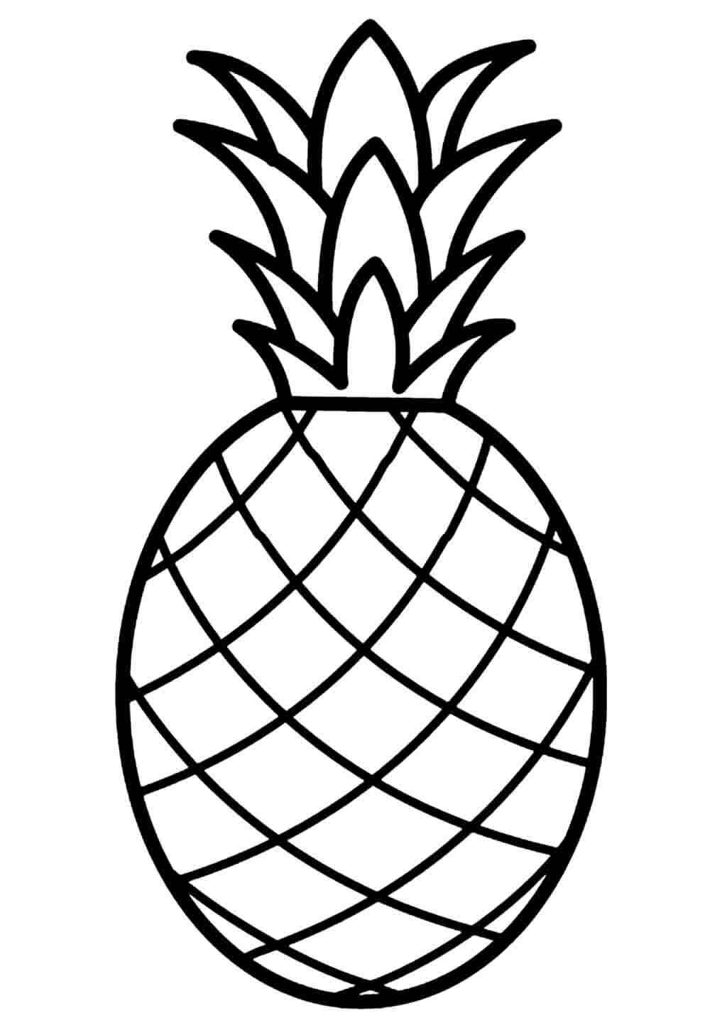Ananas Ausmalbilder 962