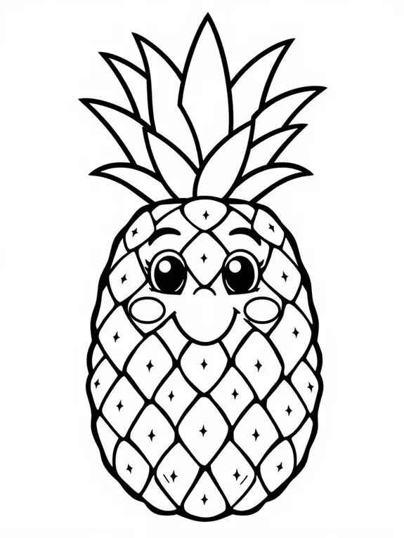 Ananas Ausmalbilder 983