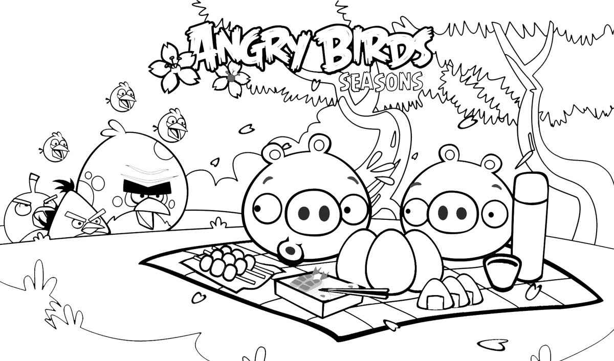 Angry Birds Ausmalbilder 004