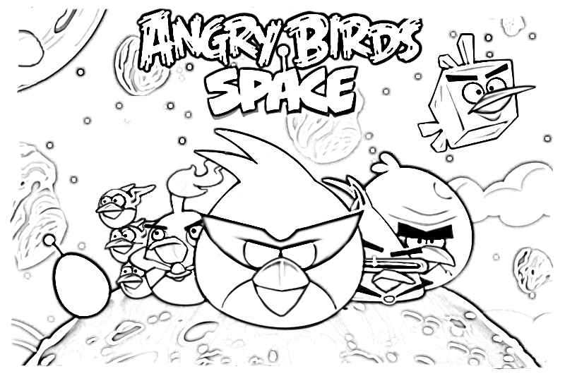 Angry Birds Ausmalbilder 464