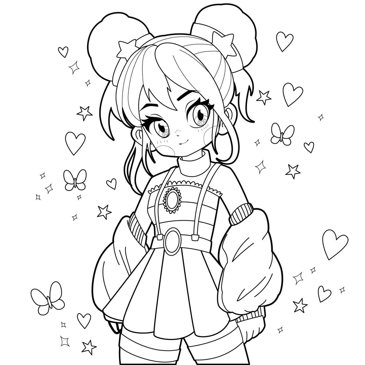 Anime Ausmalbilder 036