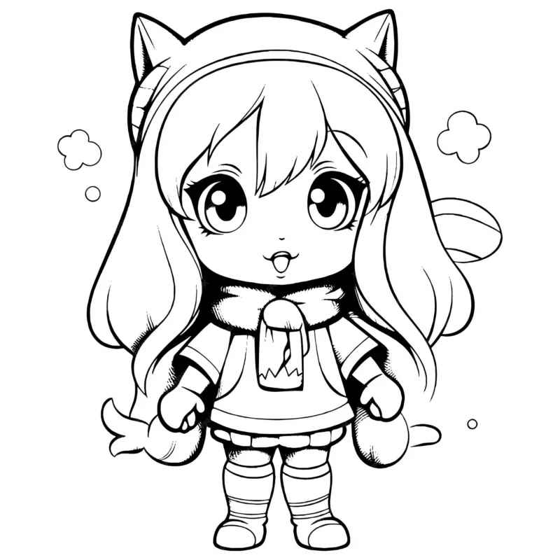 Anime Ausmalbilder 040