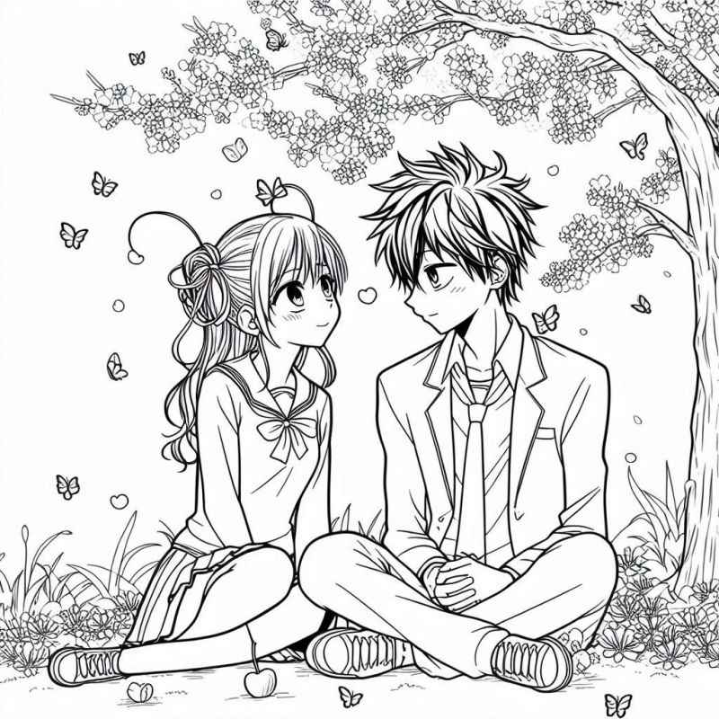 Anime Ausmalbilder 083