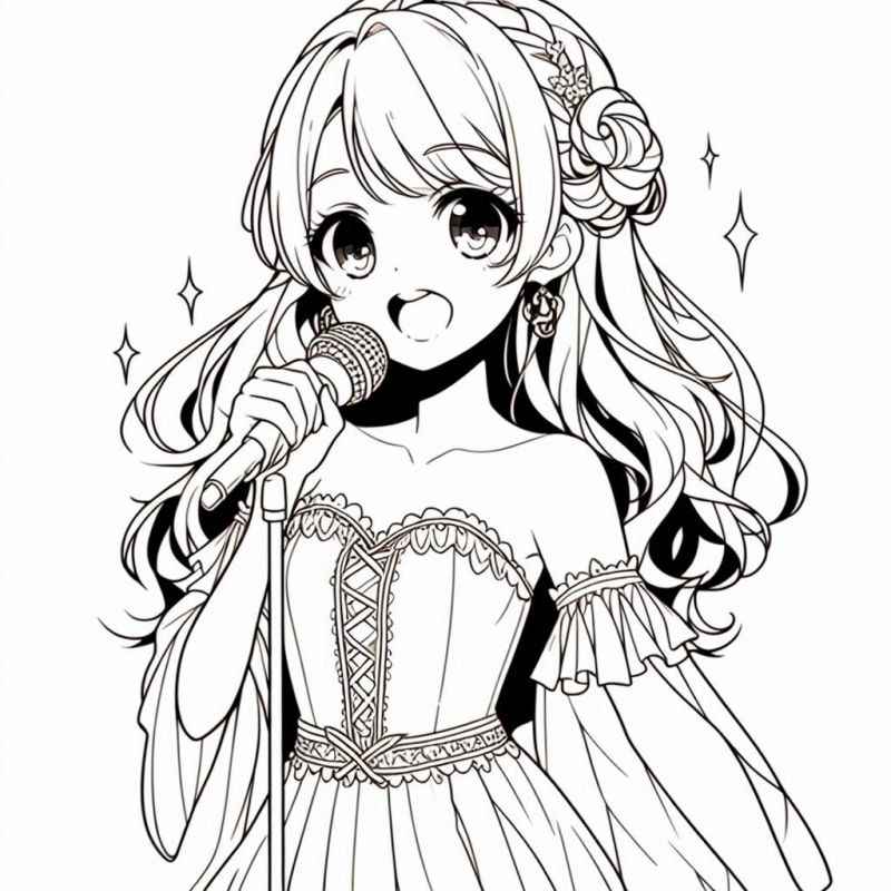 Anime Ausmalbilder 383