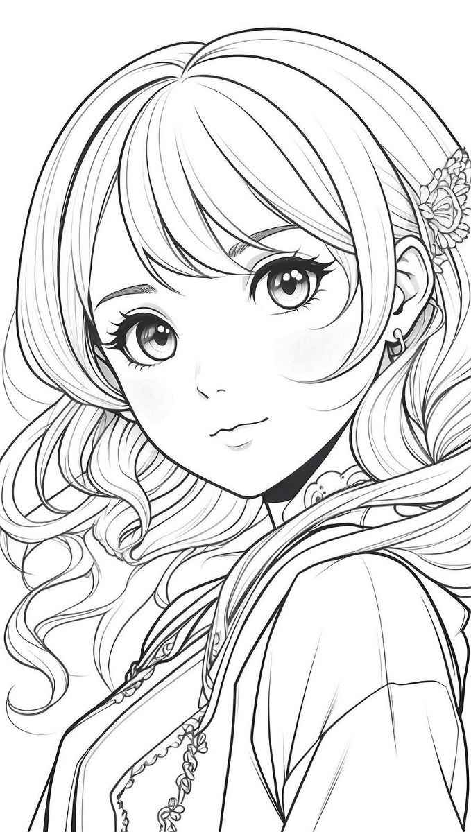Anime Ausmalbilder 387