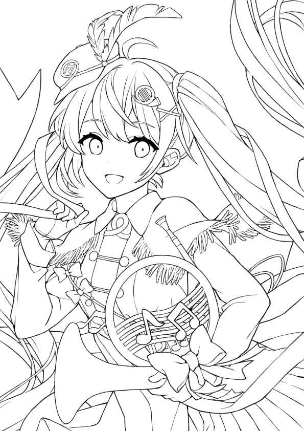 Anime Ausmalbilder 393