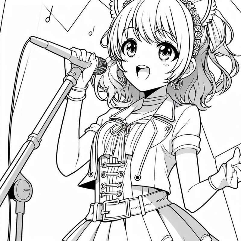 Anime Ausmalbilder 433